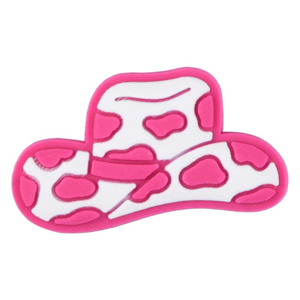 2024 New Design shoe charm fit for clog Cowboy hat charm for shoe decoration Cowgirl boots clog charm wholesale