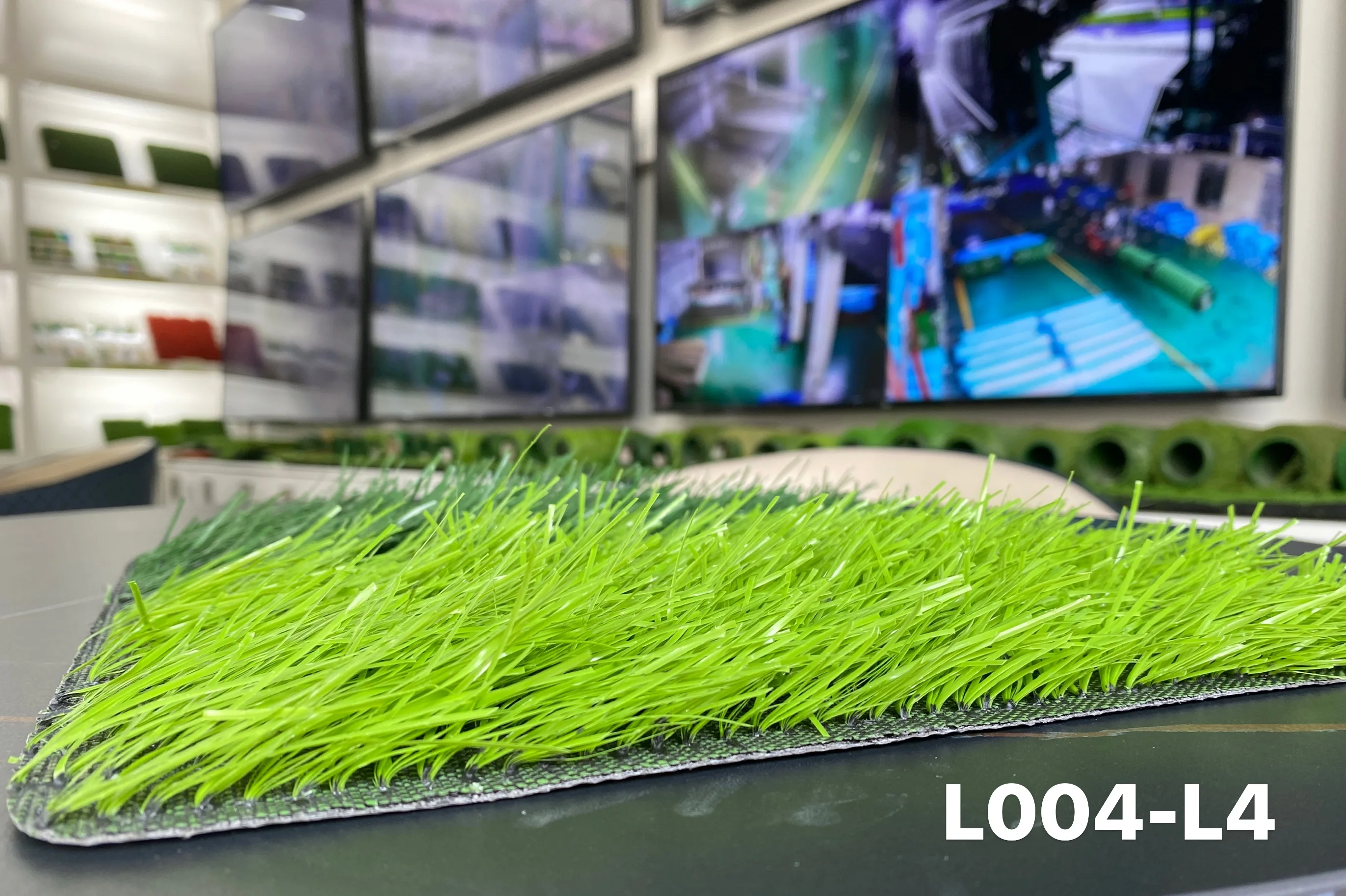 QINGZHOU L004-L guangzhou 50mm synthetic grass football pitch carpet sports flooring outdoor artificial grass for football field
