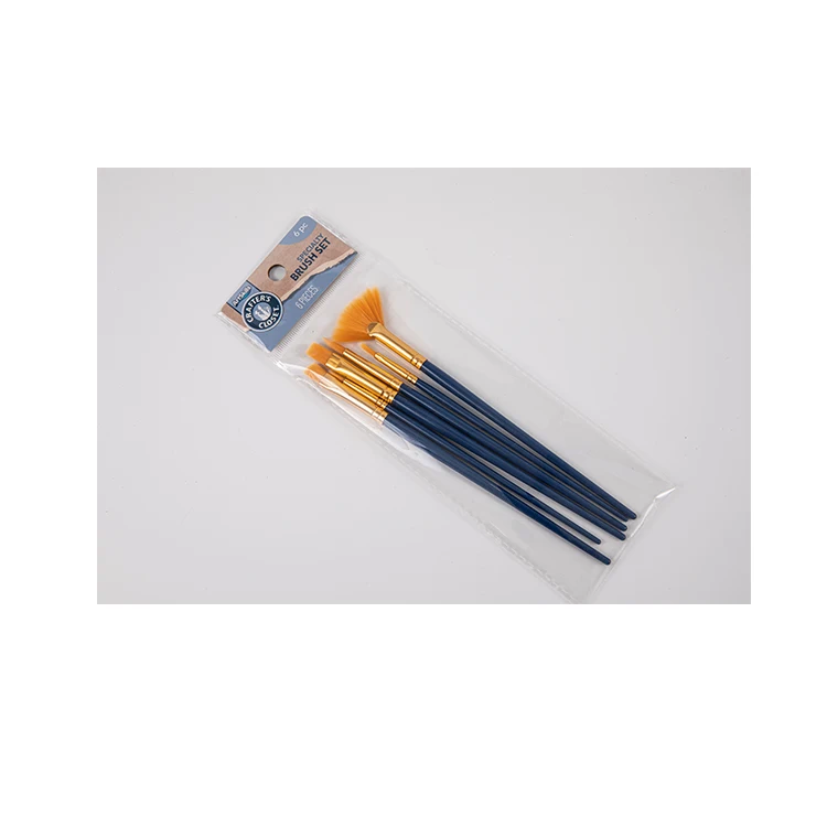 Best price superior quality body oil acrylic brush set art paint brushes