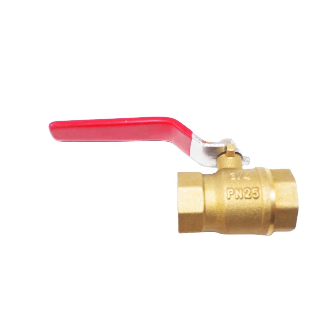 Nice quality  High-quality 3/4inch brass high-pressure ball valve BSP/NPT kit and nut manufacturer