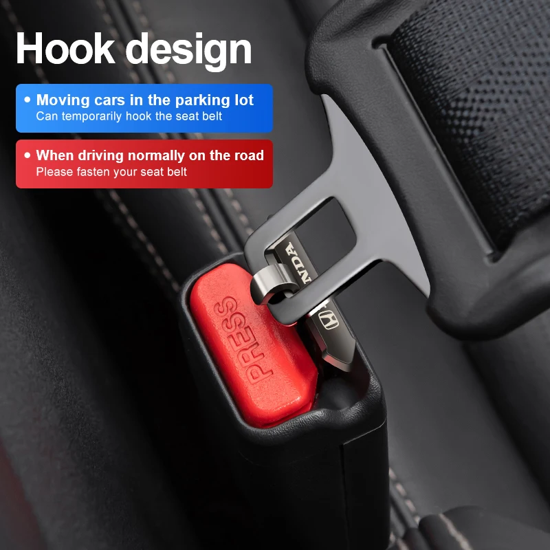 Car Safty Plugs All Logo Seatbelt Buckle Silencer Car seat belt extender plug Clip Buckle