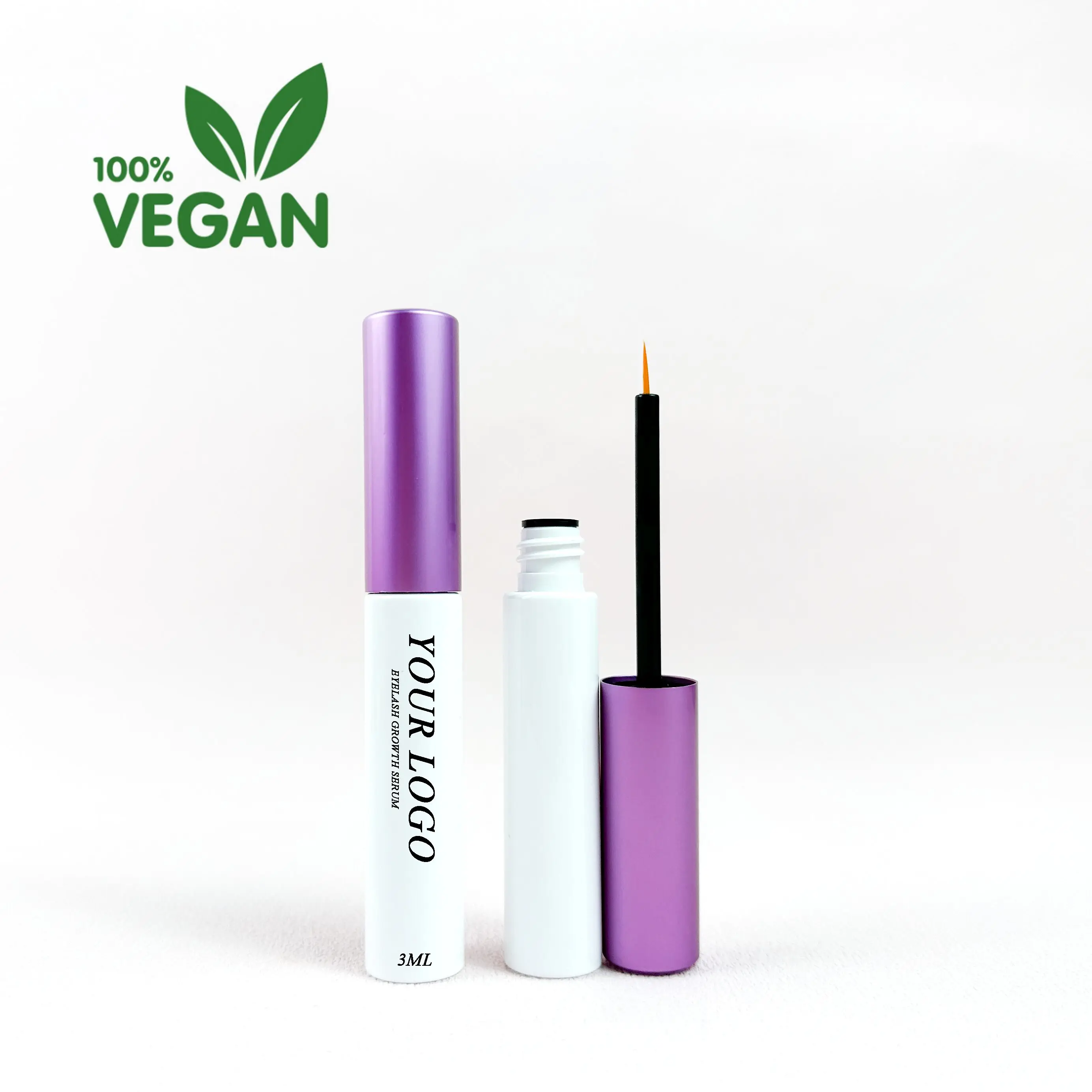 Oil Free Hot OEM Korean lash serum tube Vegan Super Natural Safe Extension 100% Organic Eyelash Eye Lash Growth Fluid Enhancer