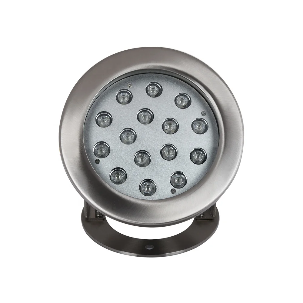 Hot sales 15W DMX512 control rgb waterproof outdoor  pool garden underwater led spot light