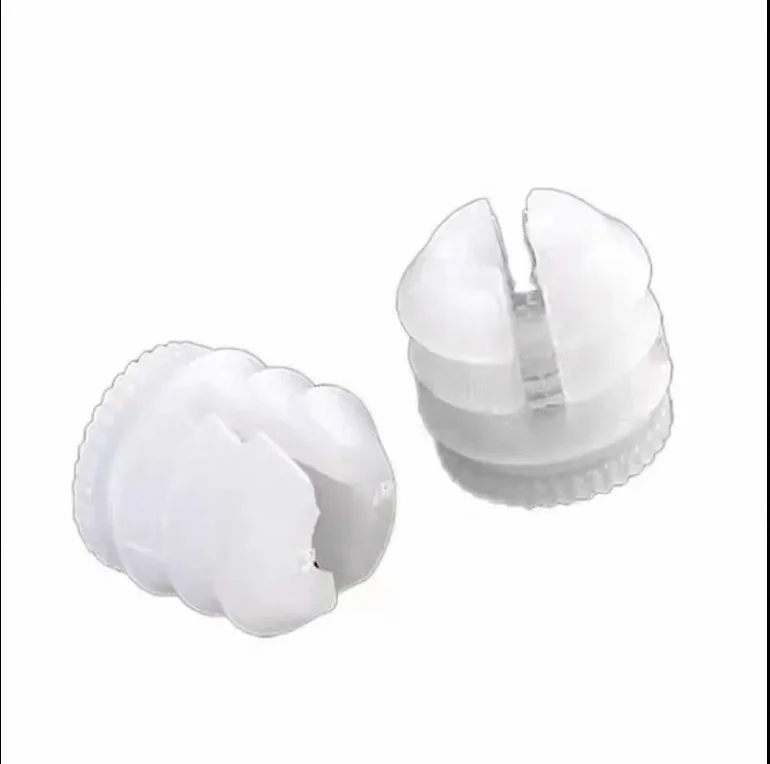 Furniture 3-in-1 nylon inset nut plastic embedded nut for Cabinet rubber nut nylon with high quality