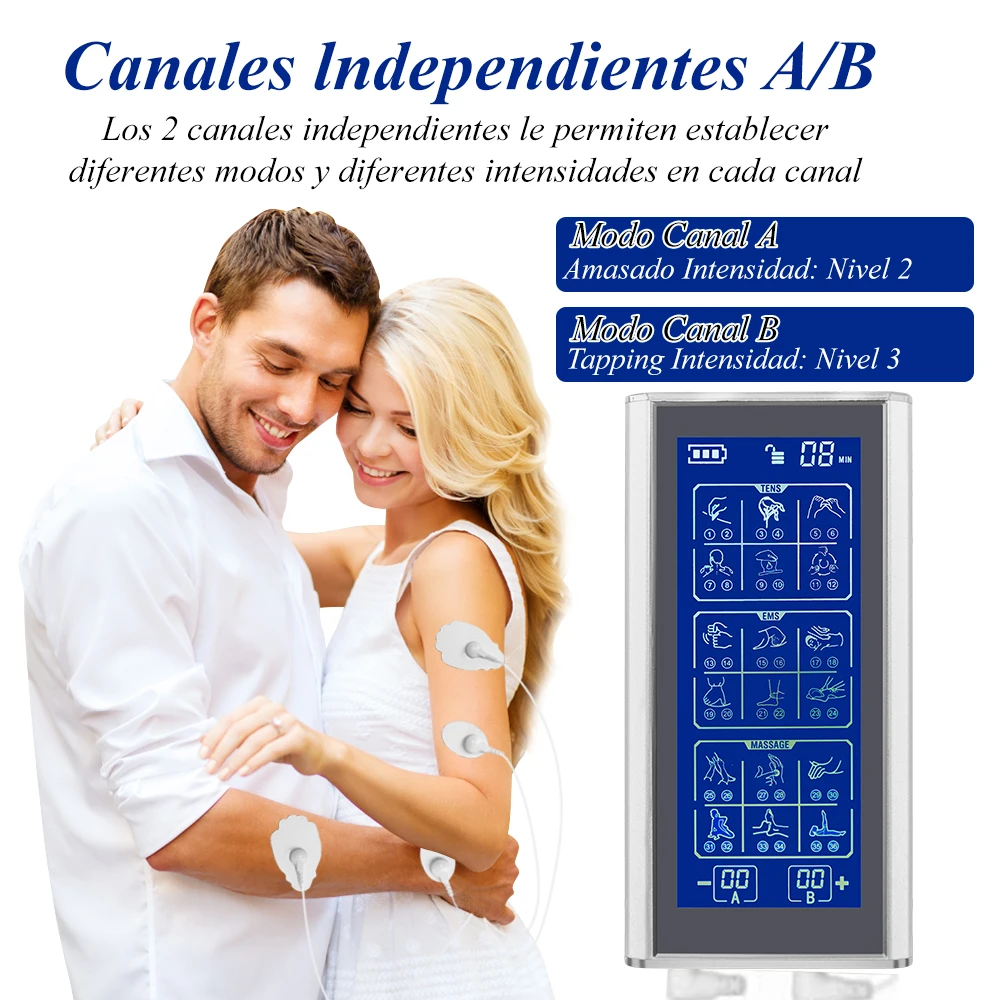 Ems Tens 3000 Fisioterapia Una Unidade Electrode Sheaper Muscle Ultrasonic Stimulator Combined and Machine Physiotherapy Device