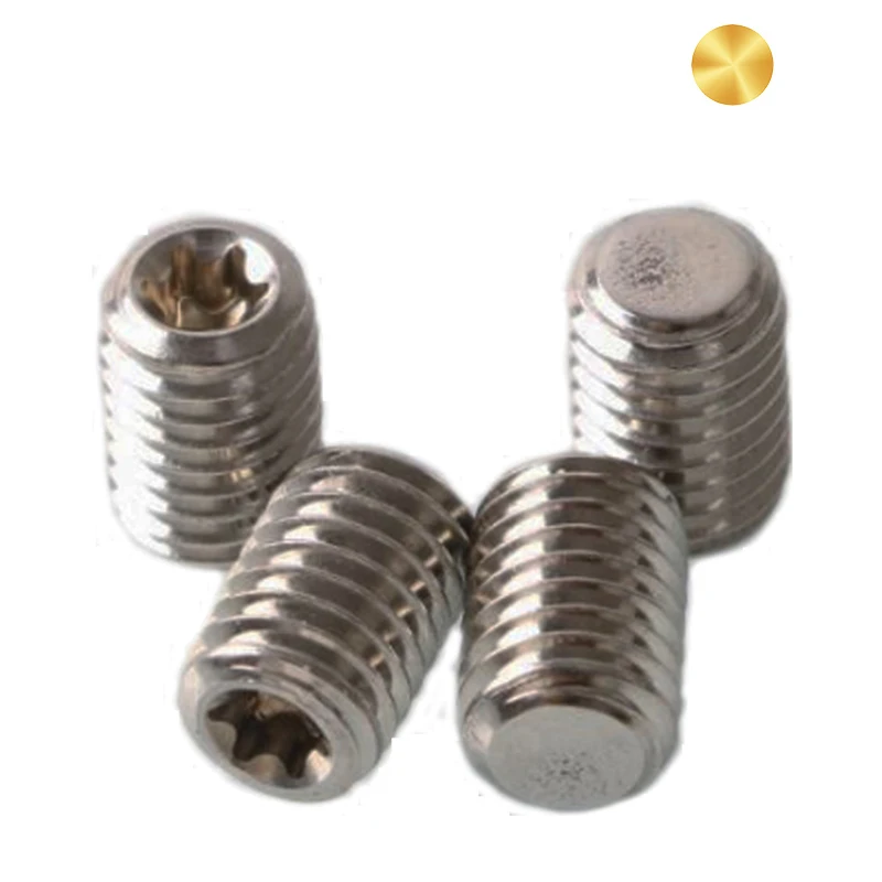 Высокоточный винт din914 из нержавеющей стали m2 m3 m4 m6 torx привод шариковой точки без головы резьбовой