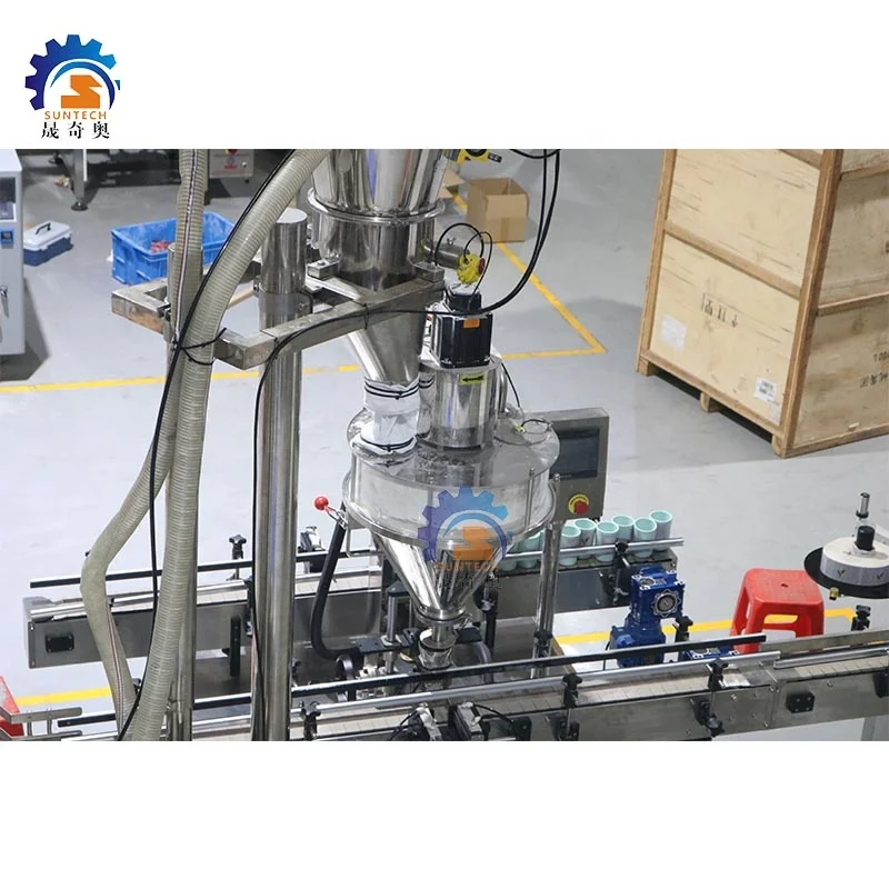 Vanilla Powder Glass Bottle Filling Machine Automatic Jar Packaging Filling And Capping Machine