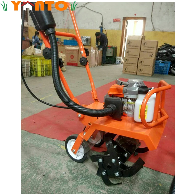 TLP-1WG-48F 68cc Mini Tiller Cultivator Garden Cylinder 2 Stroke Gas Powered Engine Machine
