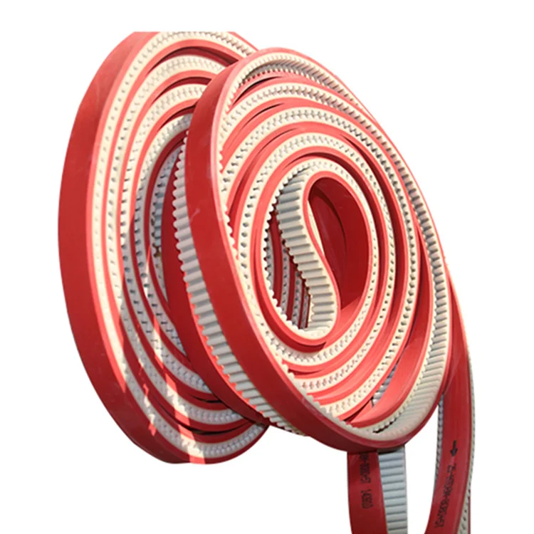 polyurethane toothed belt coated linatex T10/AT10