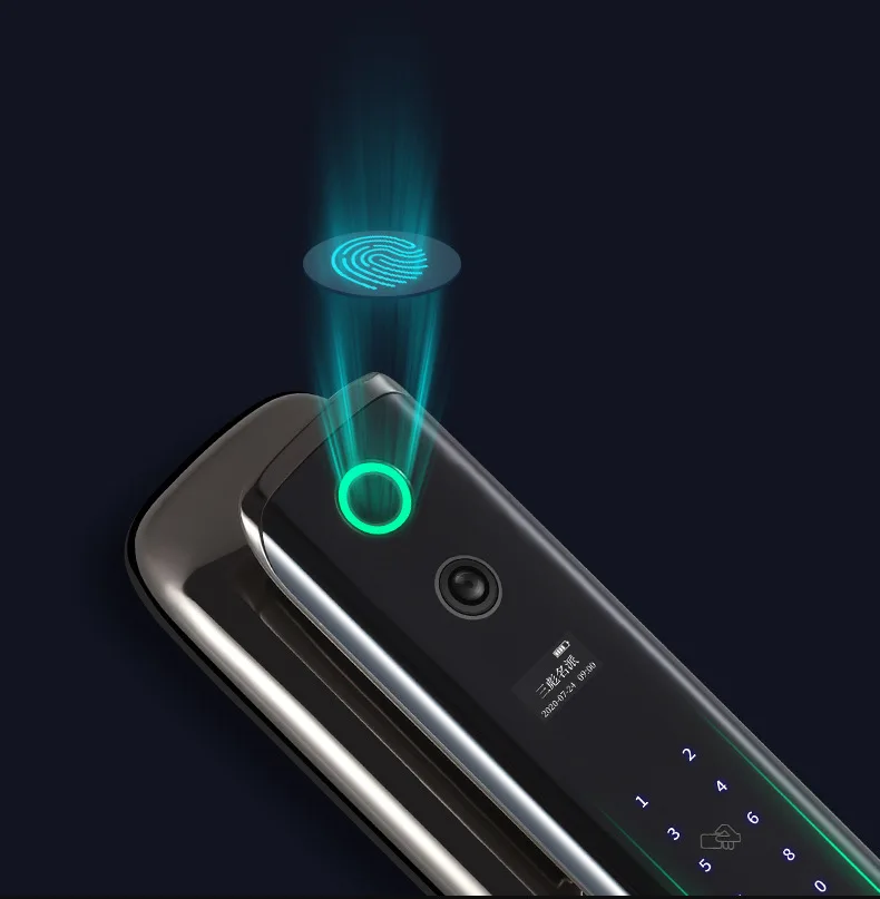 
With Screen Password Security Digital Electronic Safe Door Lock Smart Fingerprint Door Electronic Lock 