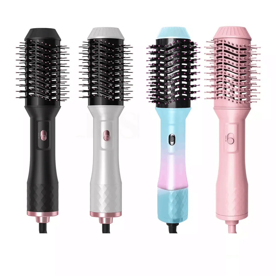 Оптовая продажа горячий воздух кисть 1000 Вт щипцы для завивки волос выпрямление волос фен для волос гребень один шаг фен для волос
