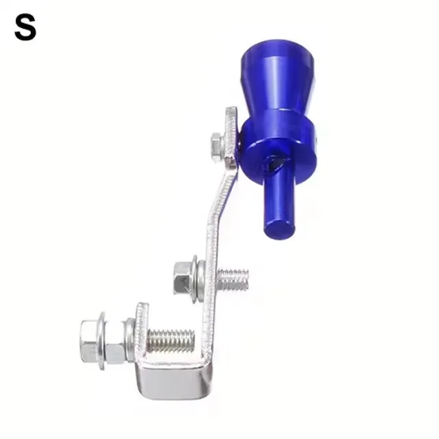 Car Universal Turbo Sound Muffler Exhaust Pipe Blow-off Vale Simulator Whistle Blue Size S/M/L/XL valve Tip Simulator Whistler