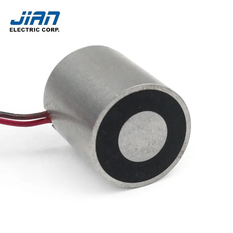 
JSP-2529K Electromagnets Mini Solenoid Electromagnets Various Round Shape Holding Electro Magnet 12kgs 