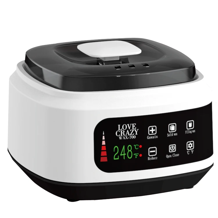 500cc temperature adjustable digital display hair removal wax melting pot electric cheap candle wax tart warmers