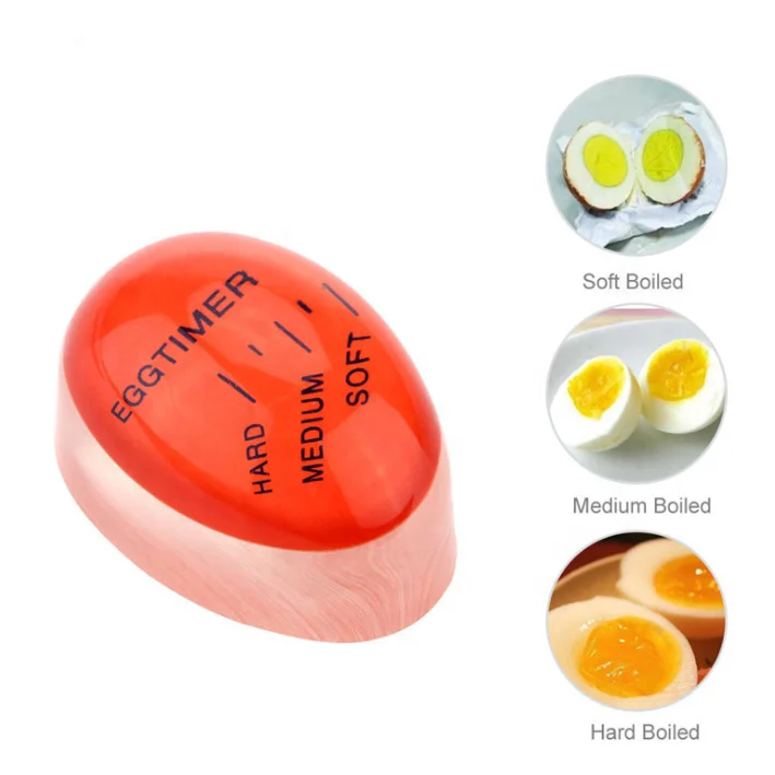 New trending kitchen gadgets 2022 Eco-friendly Resin Kitchen Timer Cooking Timer Color Changing Egg Timer