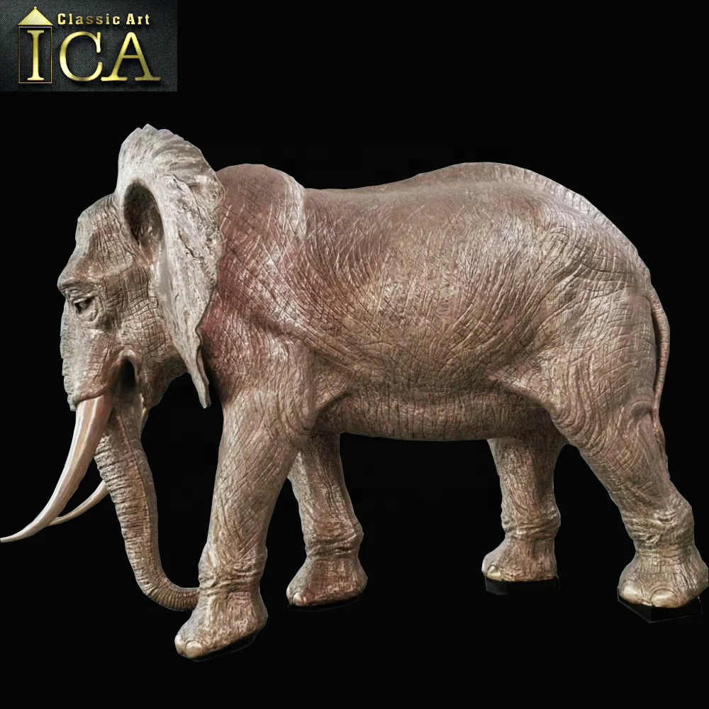 Outdoor customized garden bronze elephant statue sculpture