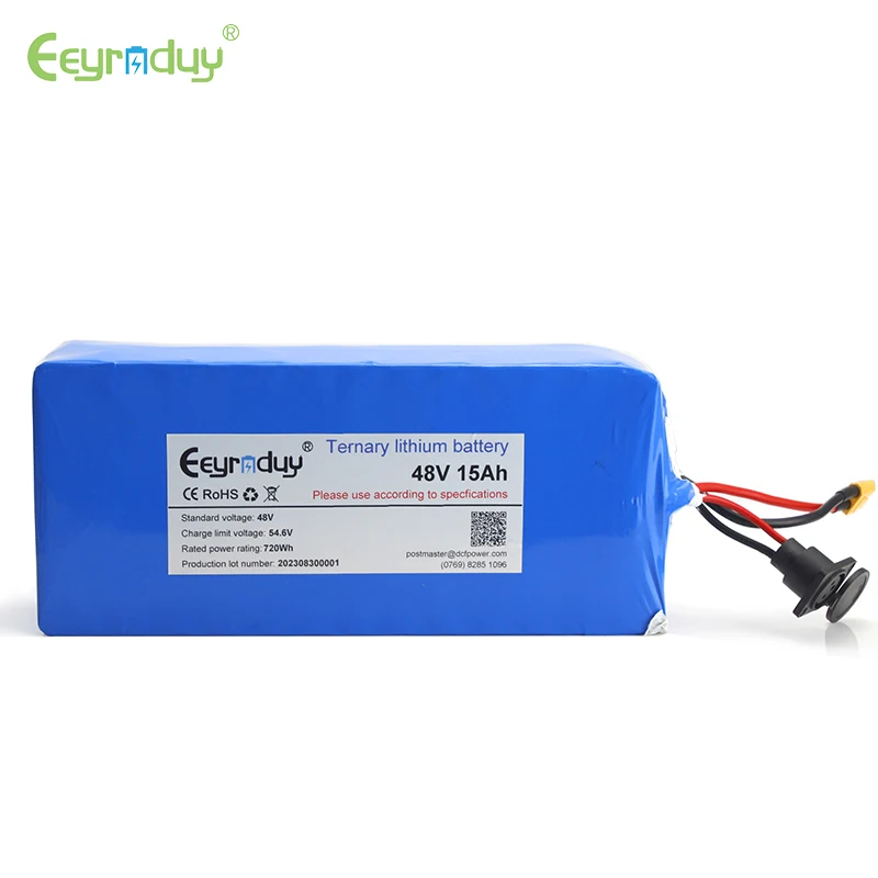24V-72V 36V 48V 60V 18650 21700 Electric Scooter Ebike Lithium Ion Battery Pack NCM Anode Material 10Ah-100Ah Variants