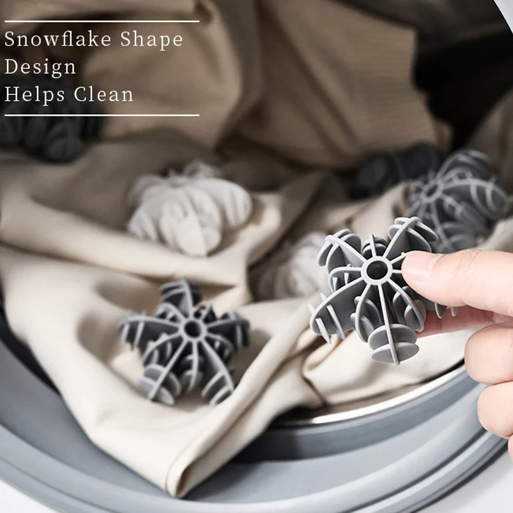 Silicone Laundry Balls Reusable Anti-winding Anti-tangle Clothes Cleaning Ball Washing Machine Pet Floating Hair Remover Catcher