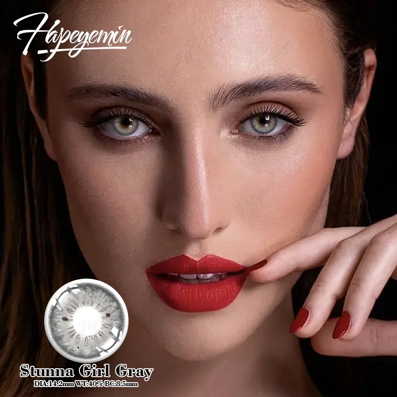 Hapeyemin Global bestseller cosmetic Colored lentilles de yeux contact lenses yearly Buy Now New Arrival Contact Lens