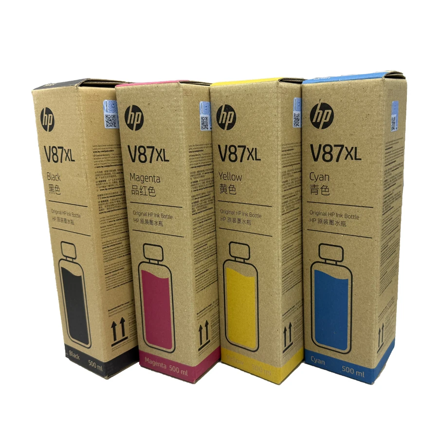 for  HP Original Ink V87XL with supply ink K/C/M/Y HP T908 Plotter 500ML cartridge