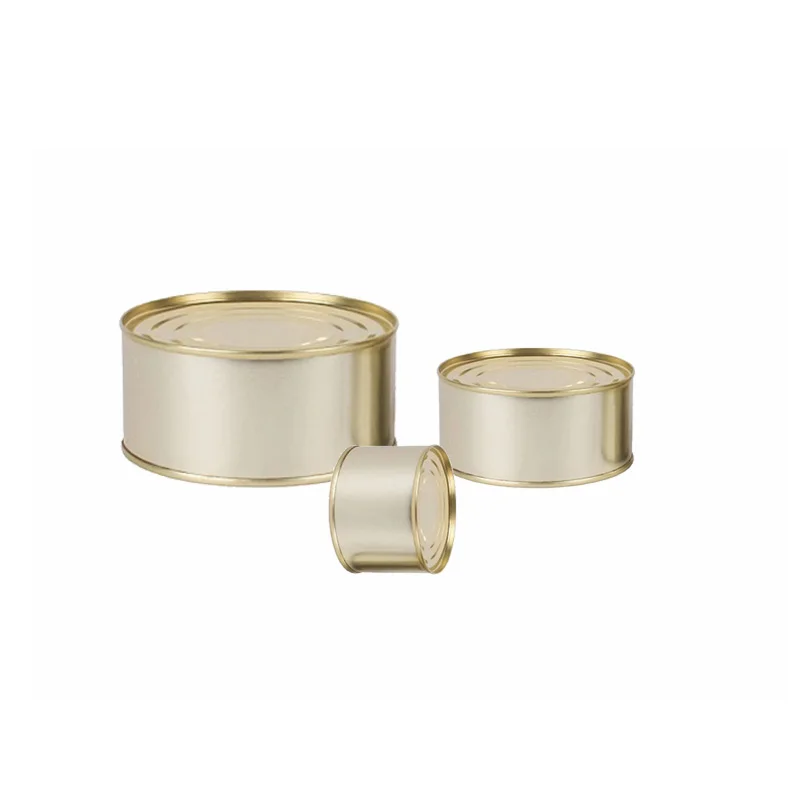 Wholesale Price Metal Cans  for Food Canning Tuna Sardine Packaging Food Grade Tin Can