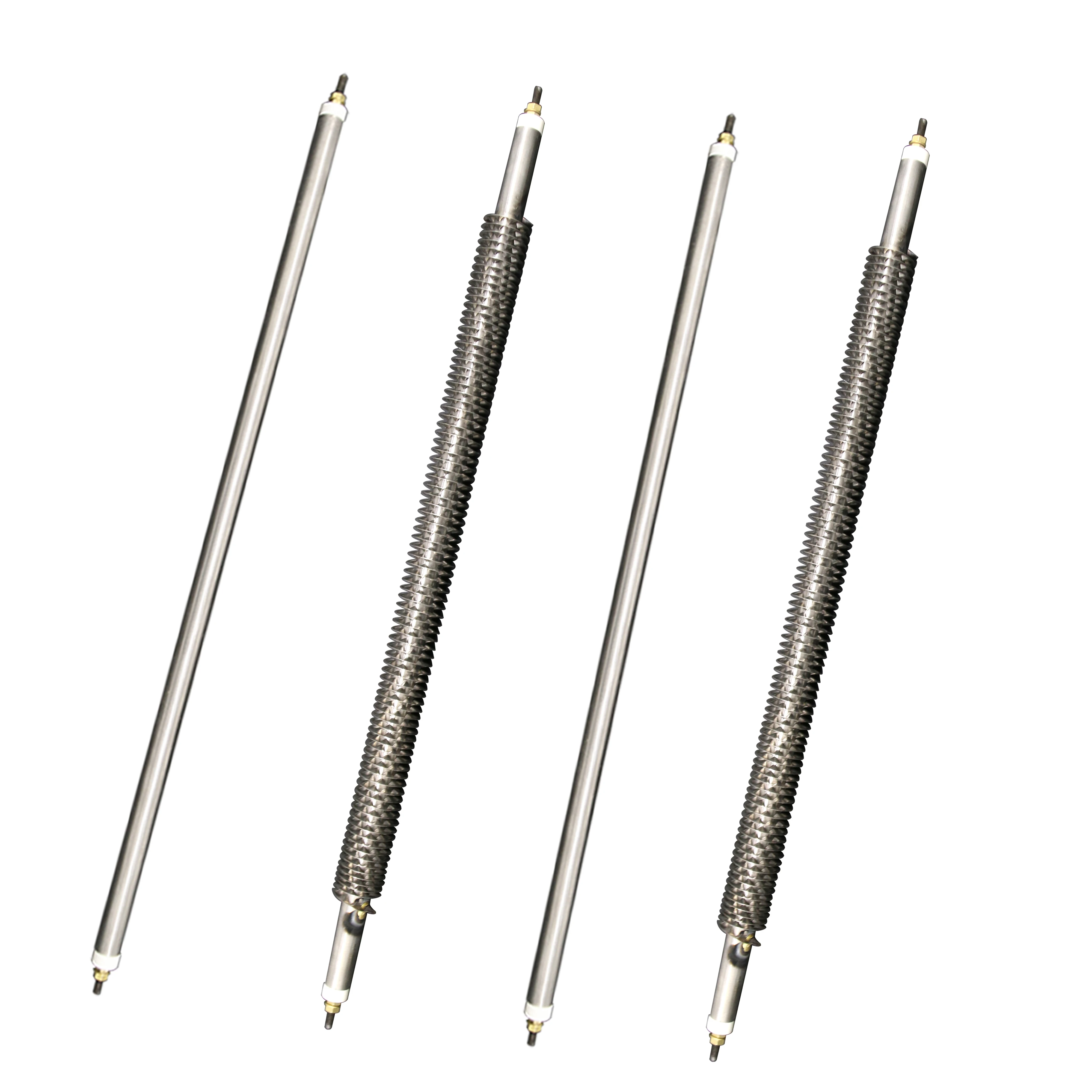 220 В 2 кВт промышленная электрическая катушка из нержавеющей стали сопротивление воздушный плавник трубчатый прямой нагревательный элемент