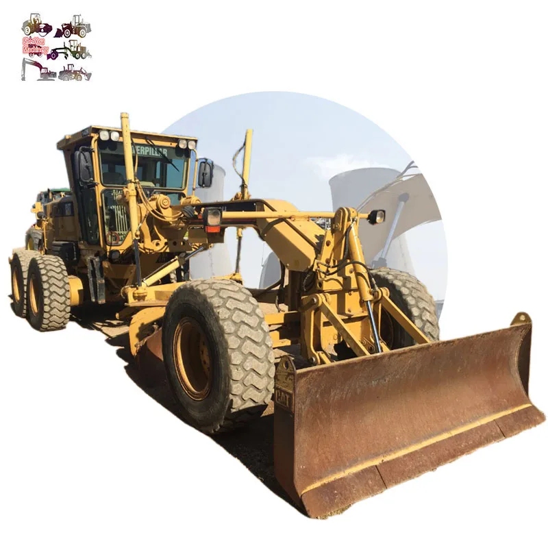 Автогрейдер Caterpillar 140H сделан в США дешевый CAT 140 оригинальный строительный автогрейдер Китае