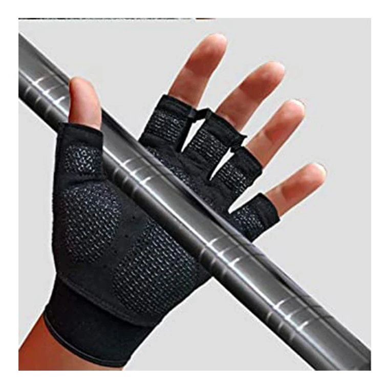 Mountain Bike Half Finger Biking Cycling Fitness Absorbing Breathable Cycle Racing Gloves