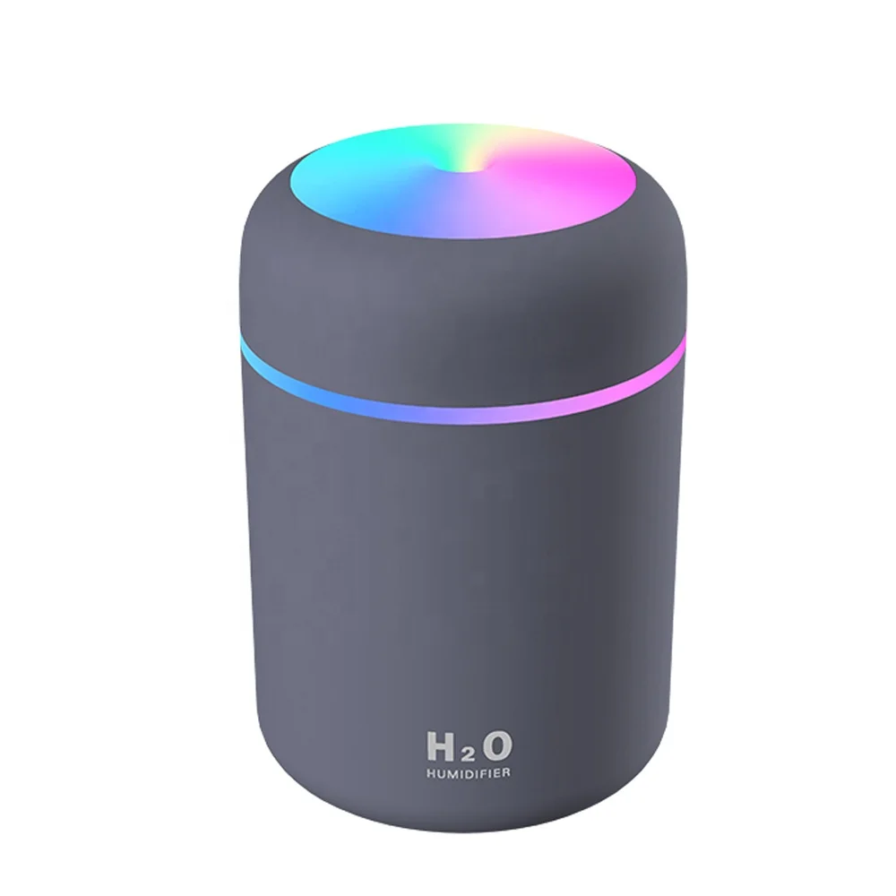 Colorful Cup Rotation Led Light Office Desk Car Air Humidifier Baby H2o Cool Mist Usb Ultrasonic  Mist Maker Fog Humidifier