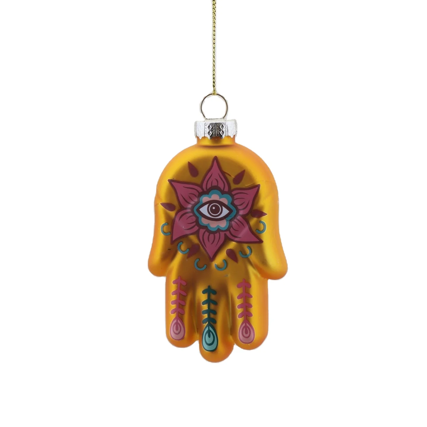 Halloween glass pendants Fashion evil one-eyed pendants Christmas Tree decorations pendants Halloween party decorations