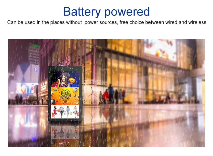 43inch high brightness digital display billboard outdoor waterproof digital window outdoor lcd advertising display