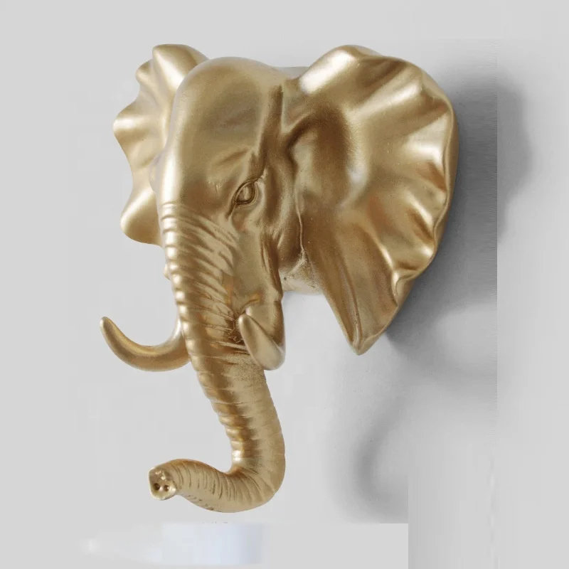 Household wall sticker decoration antlers single key hanger hooks multi purpose wall decoration hook Key Hanger