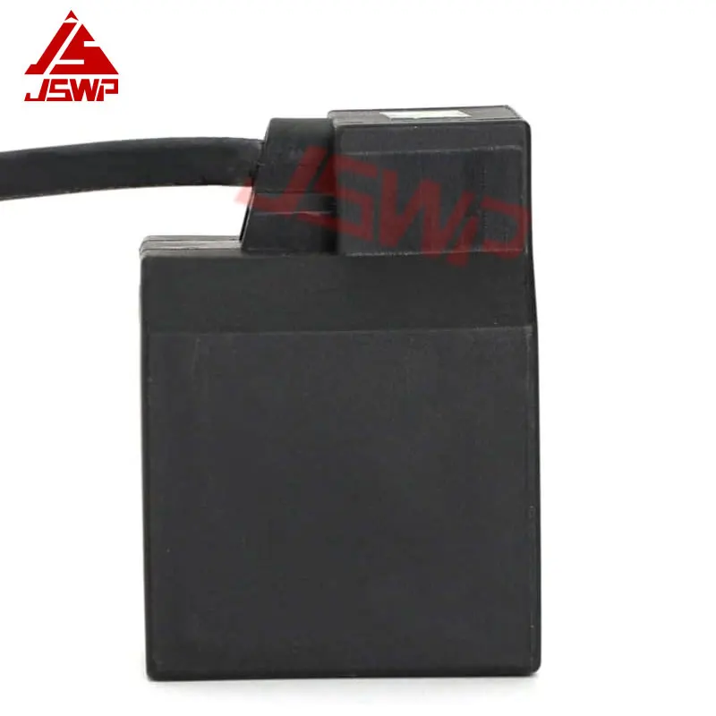 24V Square Solenoid Valve Coil EDH0427V-H EDH0427V Excavator Electric Part for R210-5 R220-5