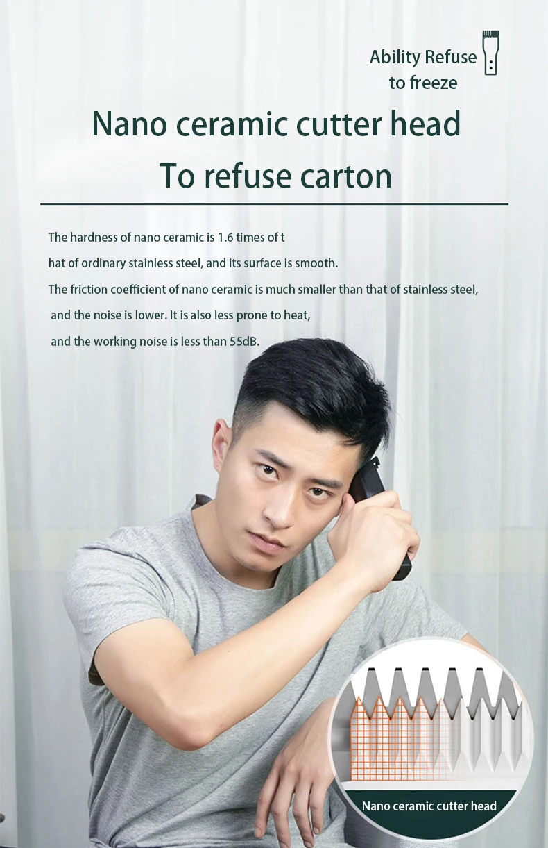 Hot selling Rechargeable Trimmer Beard Shaving Machine Hair Clippers Trimer For Men