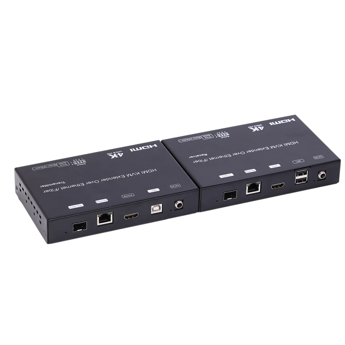 USB 2.0 over IP HDMI Extender Transmit 120m Over Single Cat5e/6, 60KM over Single Mode Fiber Optical Cable, RS232, IR, KVM
