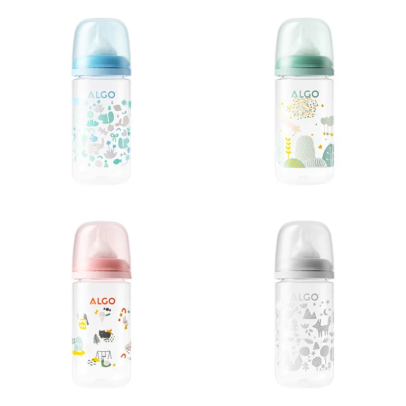 New wide-mouth baby bottle 120mL/180mL/260mL BPA-free food-grade PP baby bottle