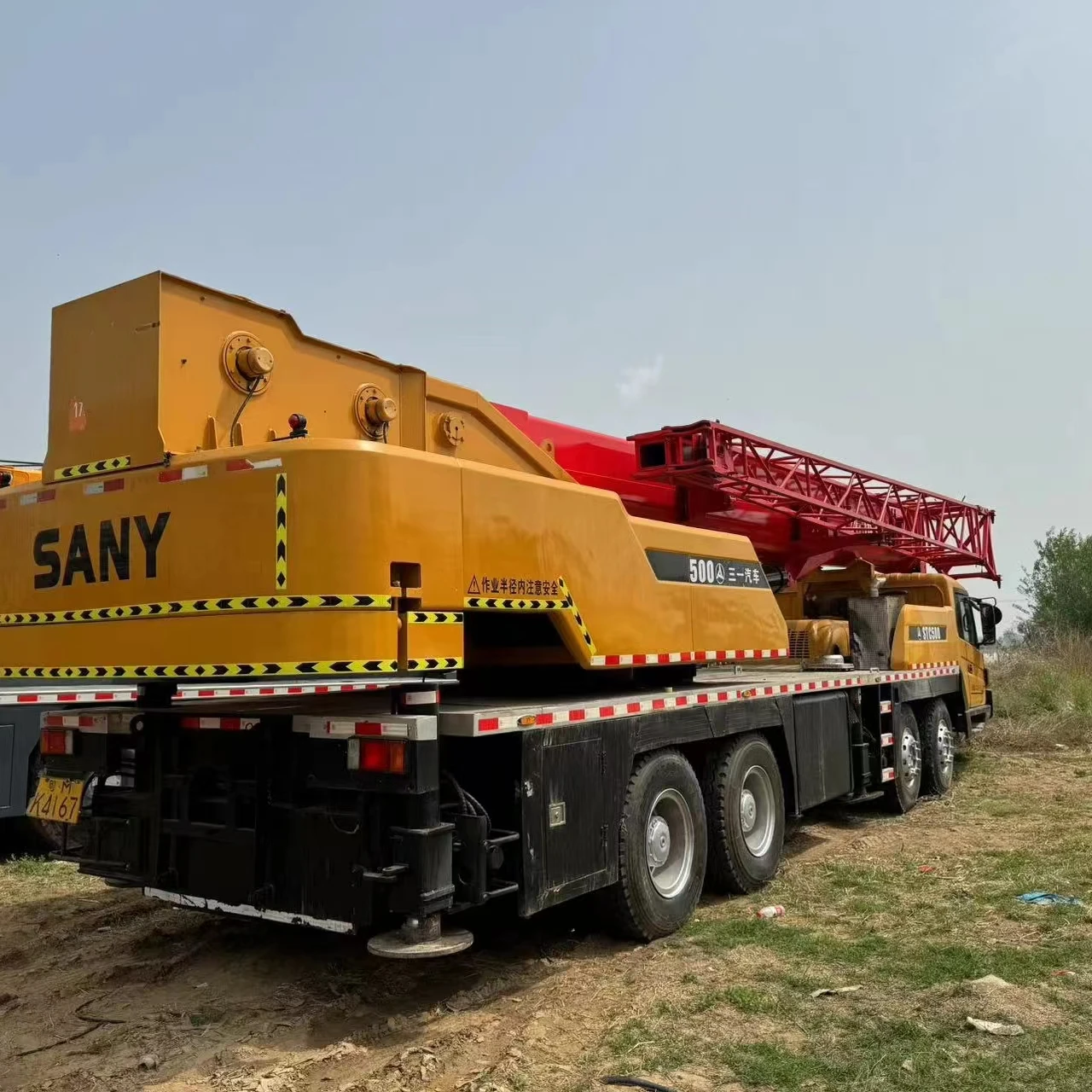 SANY STC500 truck crane 50ton truck crane mobile crane Chinese brand for construction machinery