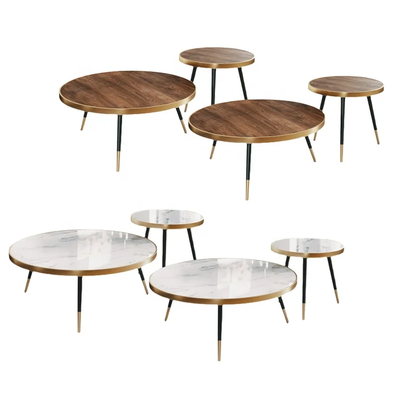 
marble luxury modern side coffee table glass dining metal tables round wood table bed side edroom side living room furniture 