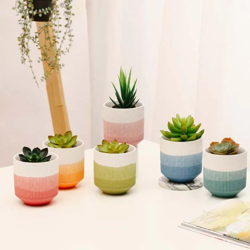 YBH Cheap Flower Pots Ceramic Planter Ceramic Nordic Flower Pot Classic Modern Matt European Resin Garden Pot Chaozhou Europe