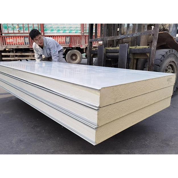 good quality easy installation prefabricated pu sandwich panels for steel constructions