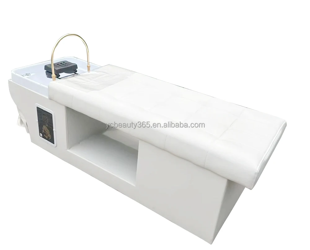 Hot Selling Salon Furniture Japanese Head Spa Bed Water Recycle Head Treatment Spa Head Water Therapy Shampoo Bed