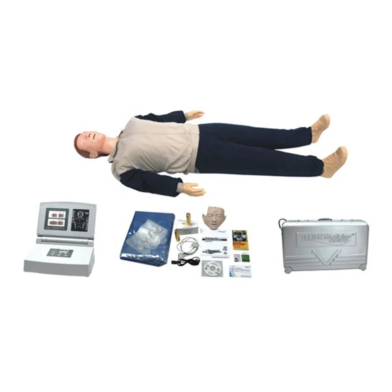 Medical Device CPR Full Body Manikin Set CPR Machine With Accessories