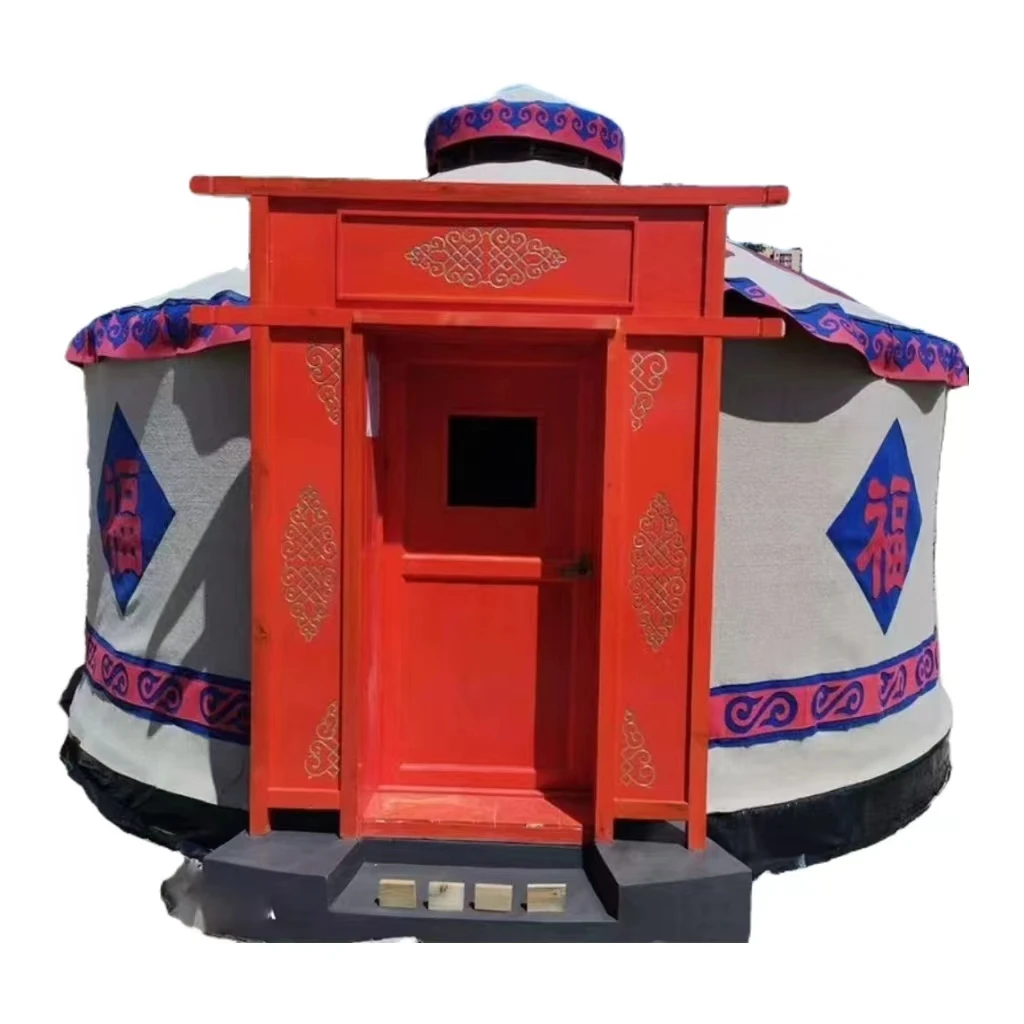 Manufacture quality luxury mongolian Outdoor yurt camping tent