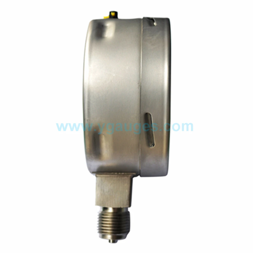 2023 hot sale high quality stainless steel en837-1 liquid filled gauge