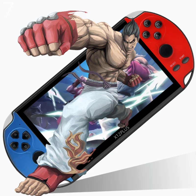 Портативная мини-консоль для psp X12 7 дюймов 16 ГБ