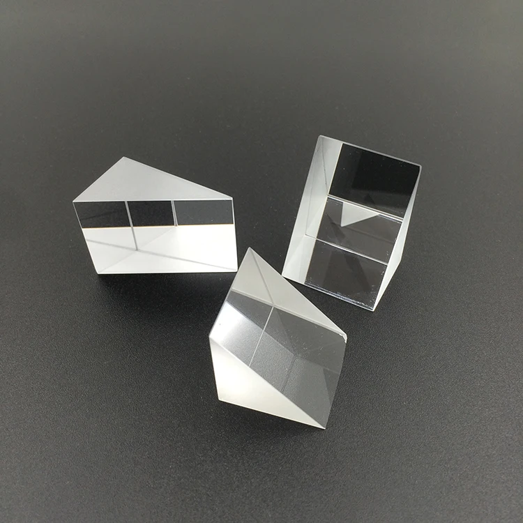 Manufacturer Triangular Prism Customized Reflective Prisma Optical Glass Right Angle Prism for Optical Instruments and Imaging