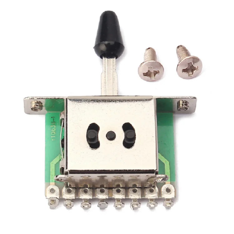 Terwin 25mm High Quality Guitar Parts Manufacturer 5 Way Pickup Selector Switch Toggle for Replacement