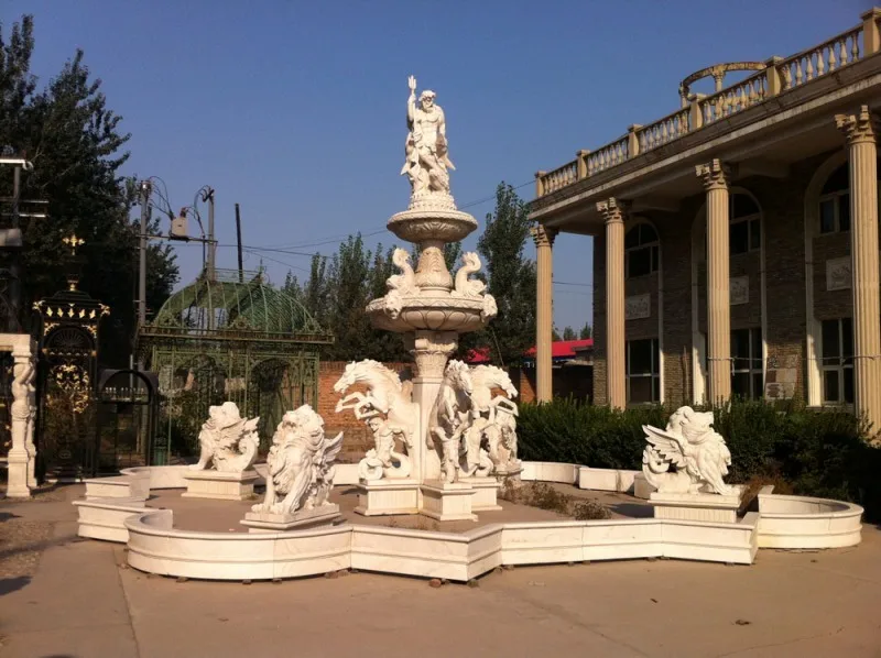 natural stone garden fountain outdoor