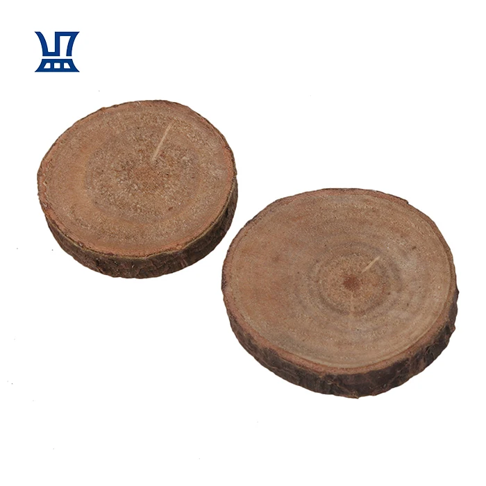 BQLZR Free Shipping 25mm Small Unfinished Natural Wood Slices DIY Crafts Wood Slice Ornaments