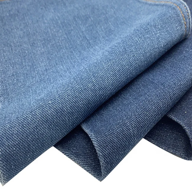 stock custom recycled  plain denim fabric nice price